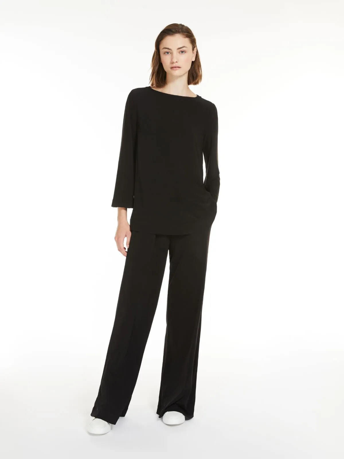 Pantalone dritto in jersey mod BAZAR